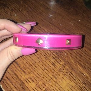 Kate spade hot pink chunky bracelet